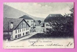 Corgemont - La Grand'rue - 1904
