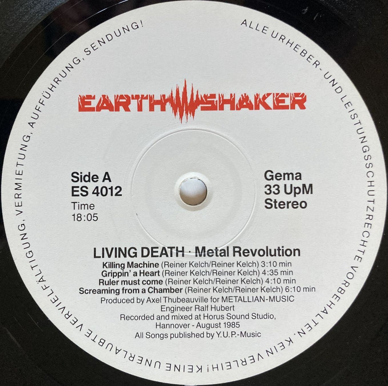 Dischi in vinile: LIVING DEATH - METAL REVOLUTION – Usato da Bottens venduto da hotter-than-hell 2
