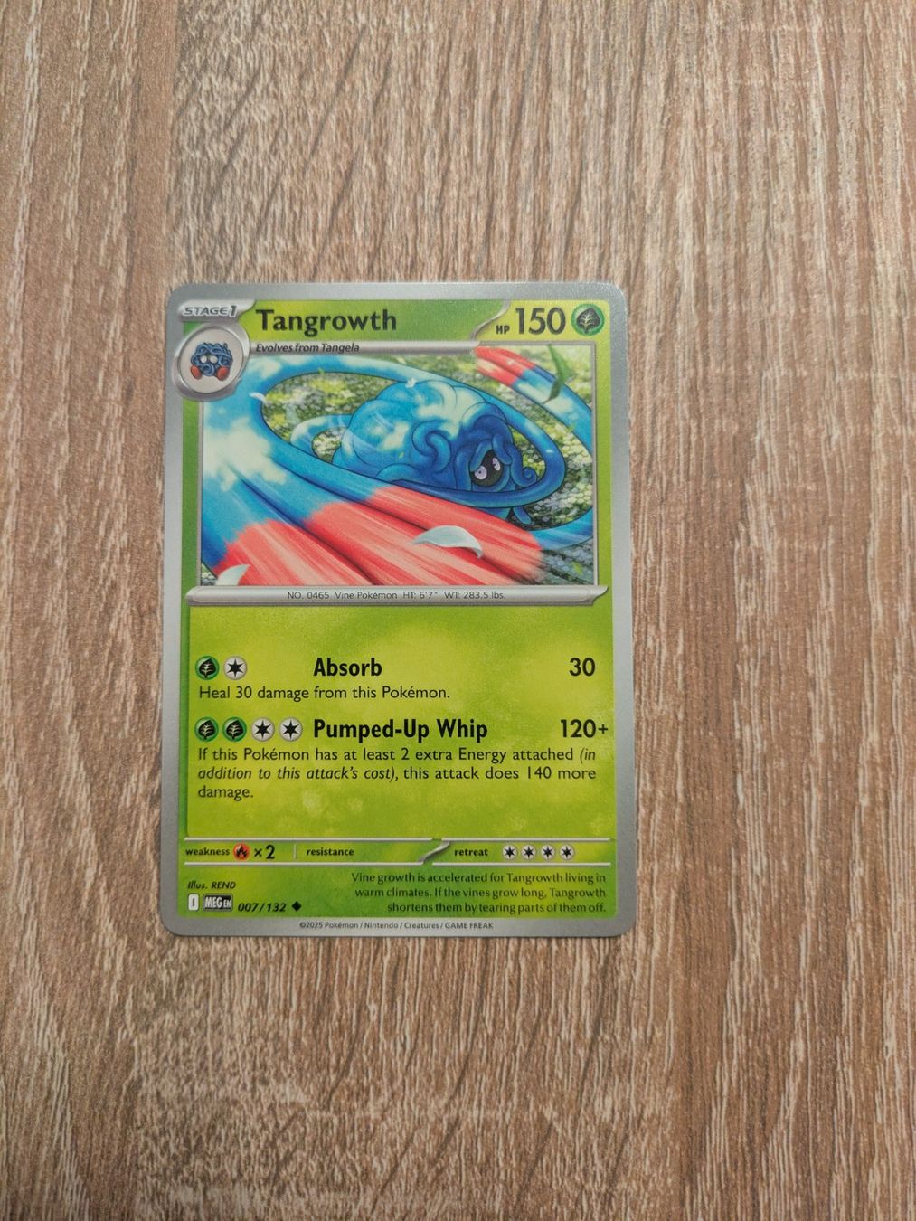 Pokémon Carte collezionabili: TANGROWTH, MEGA EVOLUTION, MEG7, 2025, UNC, ENG, NM / MT – Usato da Losone venduto da AlpineLayer