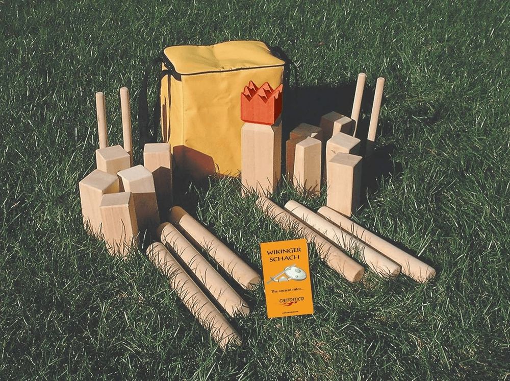 Carromco Jeu De Lancer à Anneau Viking - Jouet Dextérieur - Jeu De Lancer A Anneau Viking Jouet Dexterieur Jeu De Jardin Jeu De Societe Jeu De Competences En Bois Amz B0b7s593dp