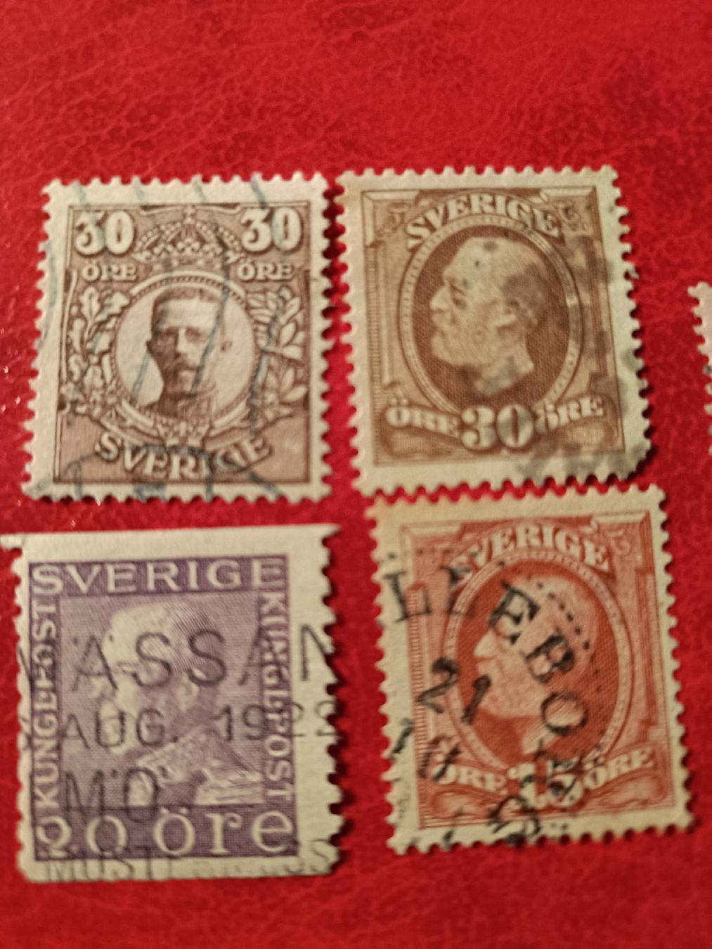 Alle Briefmarken: Alte Schweden Briefmarken Sammlung, 5 Stück – Gebraucht aus Sargans von Polifemo58 1