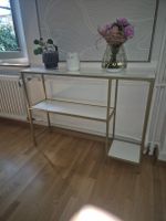 Schminktisch/Konsole Weiss/Gold - top Zustand