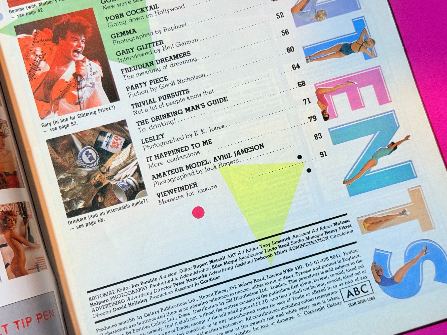 Riviste & Magazine: Knave Volume 17 (1985) Nummer 3 mit Gary Glitter Interview – Usato da Zuerich venduto da SonderArt-Wertgut 2