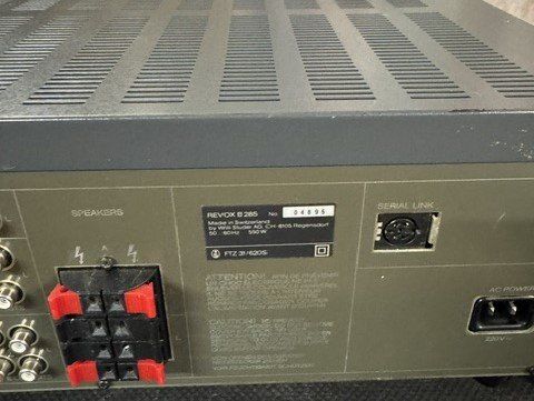 Revox Récepteurs: Revox B 285 AM/FM Receiver – D'occasion à Suhr par Audiobruno 5