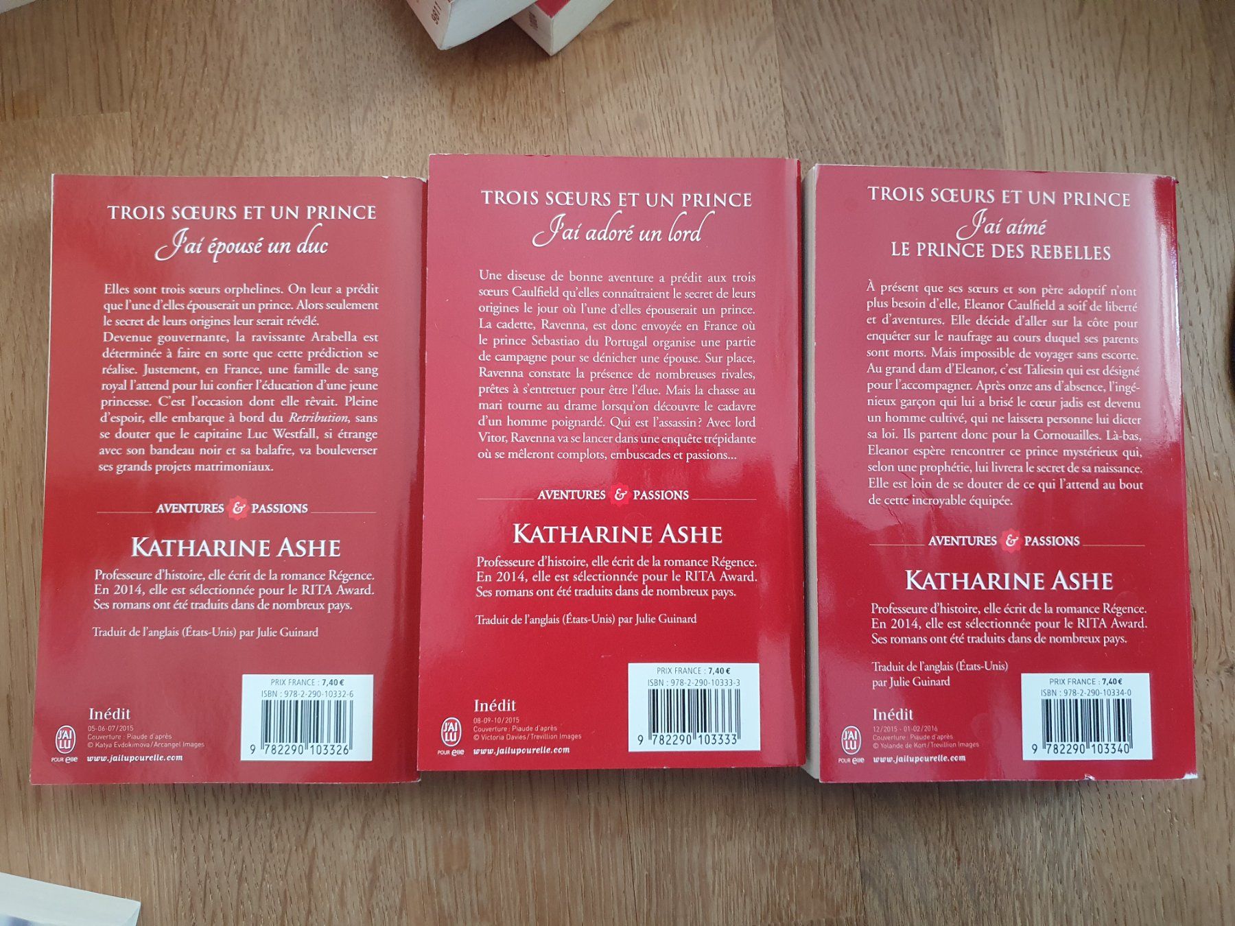 Libri: 3 Roman de Katherine Ashe – Usato da Oftringen venduto da papillon075 1