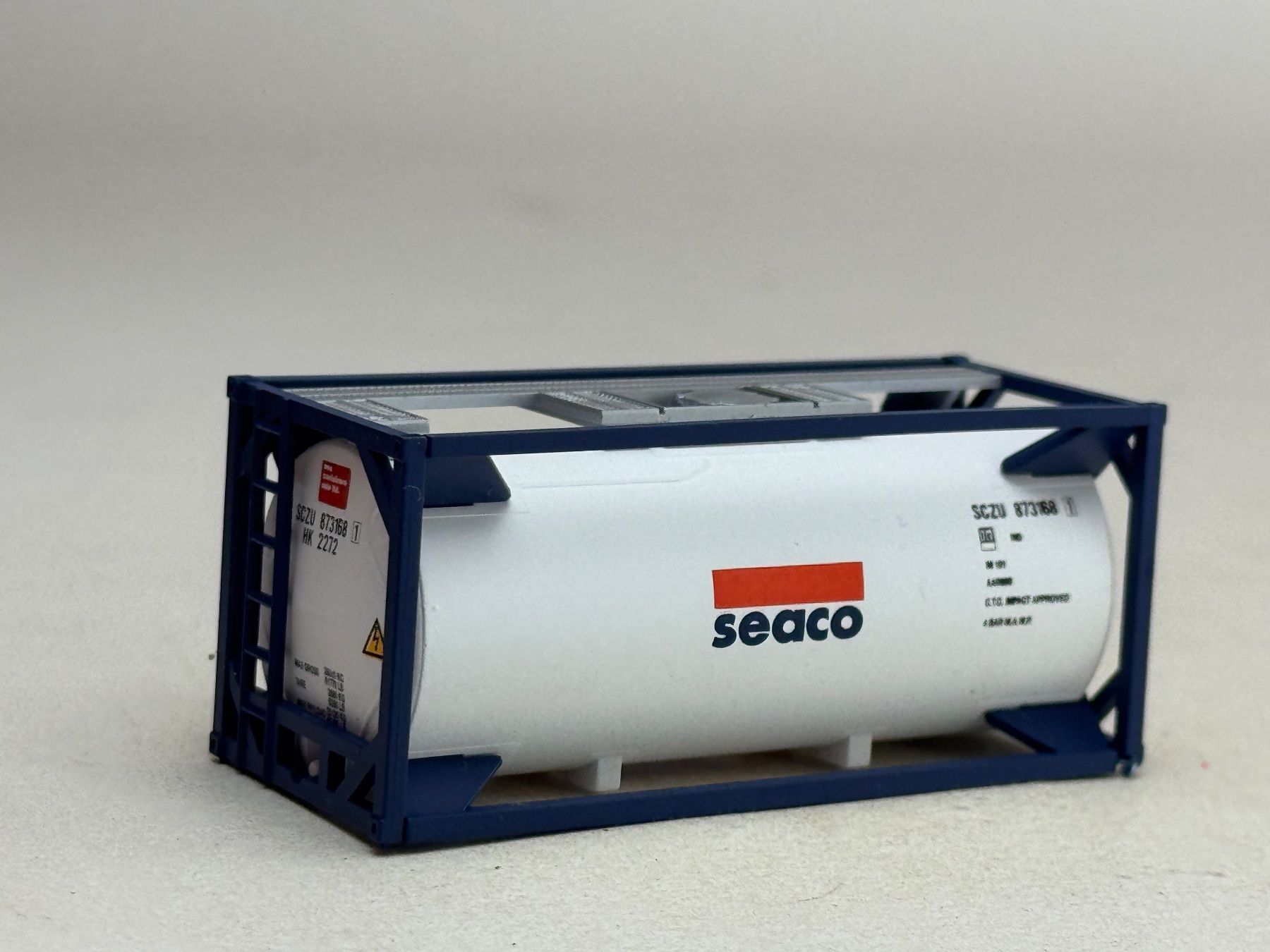 Modellini di ferrovie: EB- 20 Ft. Tank Container Seaco – Usato da Elm venduto da Wikmtz