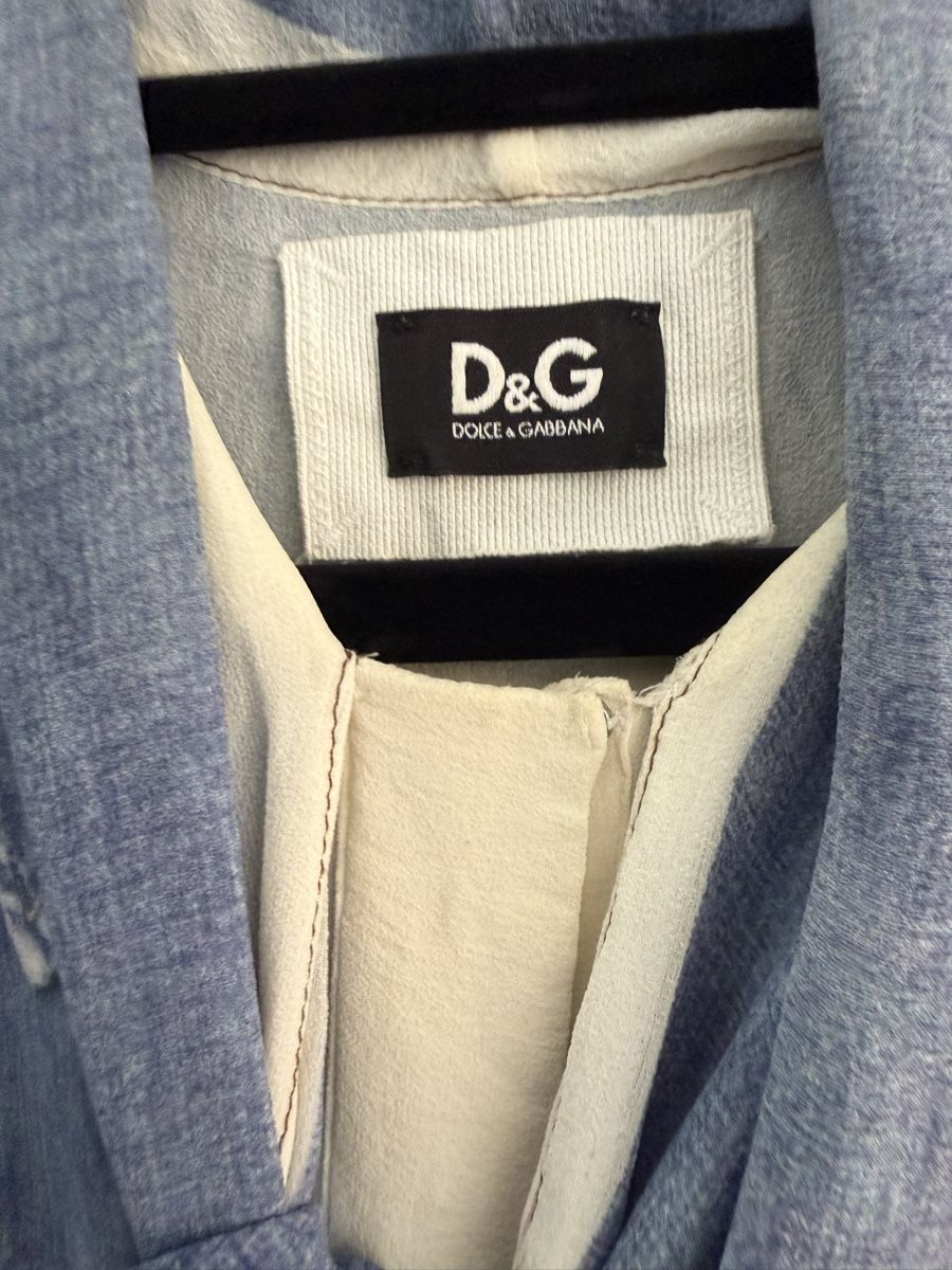 Dolce & Gabbana Vestiti: Robe D&G en soie effet Denim  Taille 42 IT – Usato da La Croix-de-Rozon venduto da ben_9qlz 2