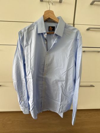 Hemd Seidensticker UNO SUPER SLIM hellblau Grösse 41/16