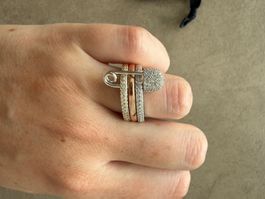 APM Monaco Ring Baby XL Tricolor Gr. 52 mm