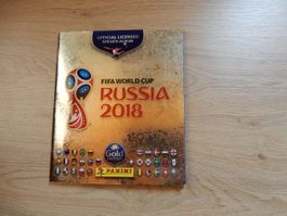 Panini Sammelalbum WM 2018 fast komplett, top Zustand!