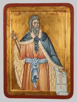Orthodoxe Ikone Prophet Elija – Handgemalt auf Holztafel