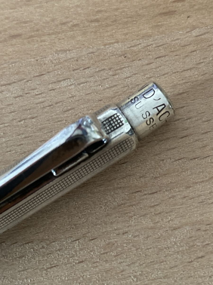 Caran D'Ache Bleistifte, Farbstifte & Kreide: CARAN D‘ACHE Minenhalter silber, antik – Gebraucht aus Schlosswil von maga09 1