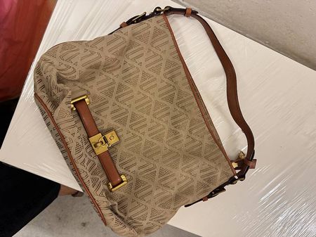 Original Ralph Lauren Handtasche Beige/Braun  Top Zustand