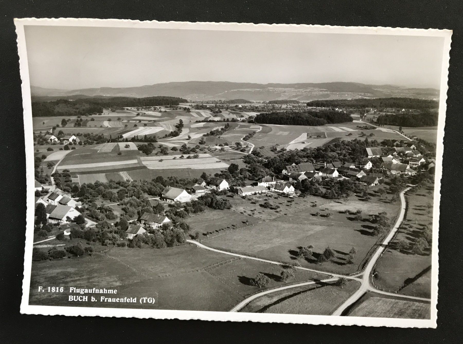 Cartes postales: ANTIKE ANSICHTSKARTE FLUGAUFNAHME BUCH – D'occasion à Ostermundigen par wini63