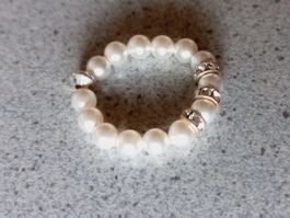 Swarovski Elastic-Band Fingerring Grösse 53