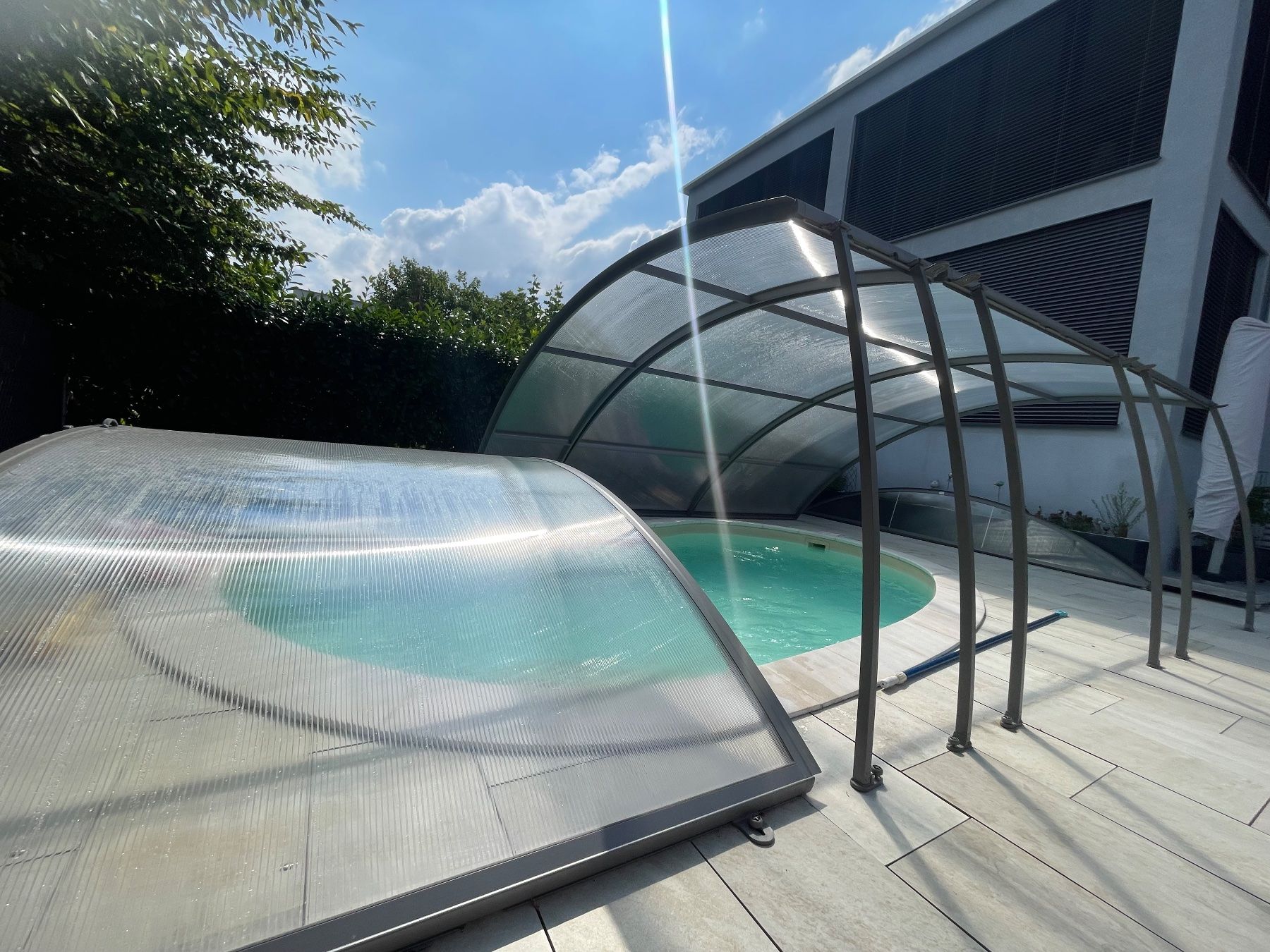 Schwimmbad: Poolabdeckung (Neupreis CHF 15k) – Gebraucht aus Oberwil BL von Mirrucho 2