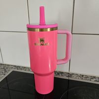 Stanley IceFlow Becher, Pink mit Strohhalm, Neuwertig!
