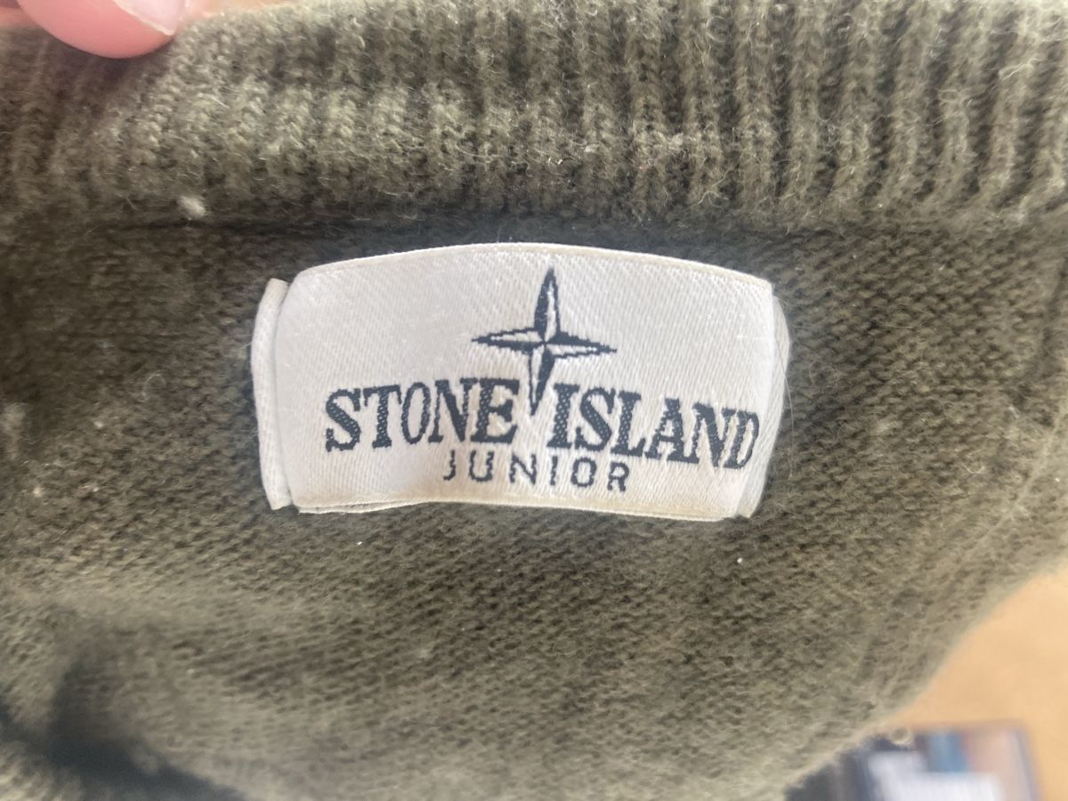 Stone Island Maglioni & Felpe: Pullover Stone Island olivgrün gebraucht junior – Usato da Wädenswil venduto da ver_s8k8 2