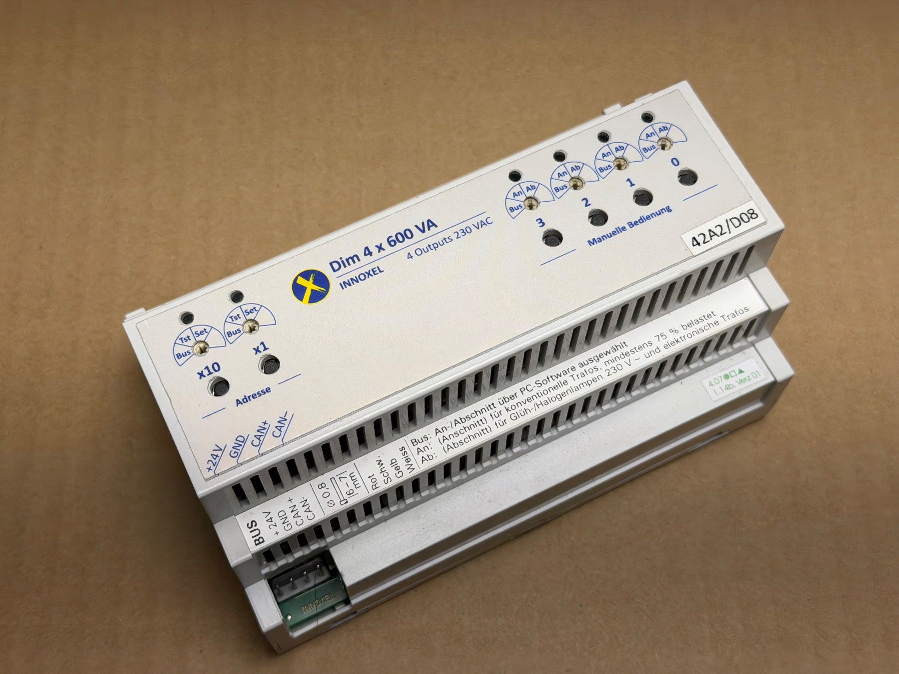 Componenti elettronici: Innoxel Dim 4x 600 VA – Usato da Zwieselberg venduto da Berto85