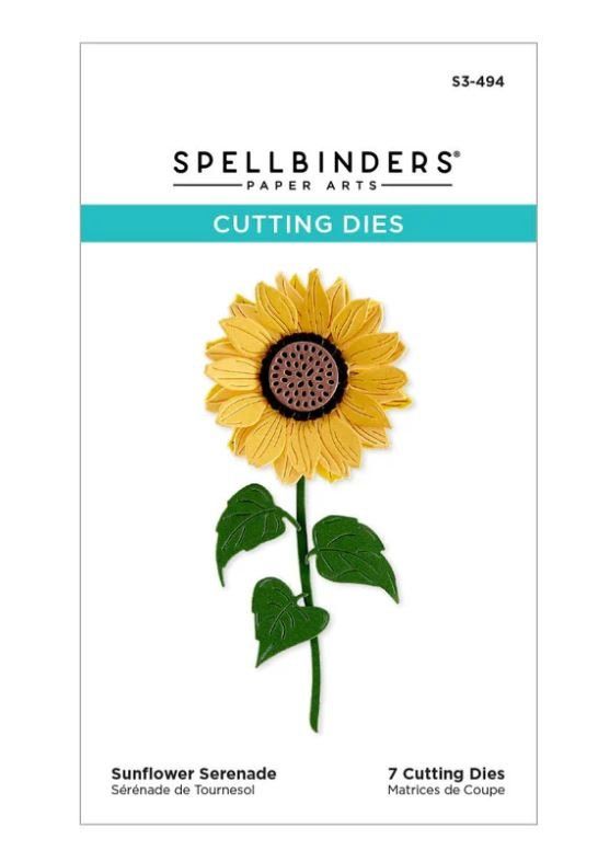 Sciablone: Spellbinders Dies ** Sunflower ** – Nuovo e nell'imballaggio originale da Rubigen venduto da rofi100 3
