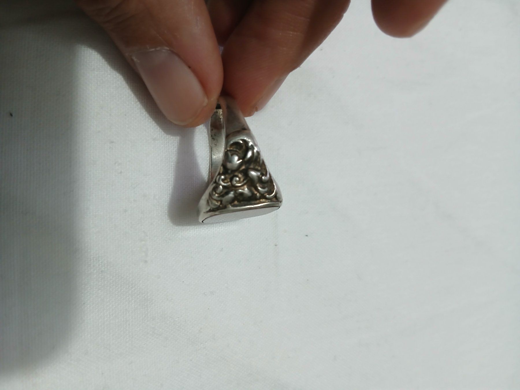 Anelli: Bague en argent ancienne – Usato da Genève venduto da GenevaLuxury 2