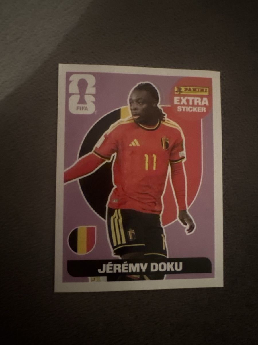 Panini Sammelbilder & Trading cards: Extra Sticker Jeremy Doku – Neu (gemäss Beschreibung) aus Opfikon von Aylin.7