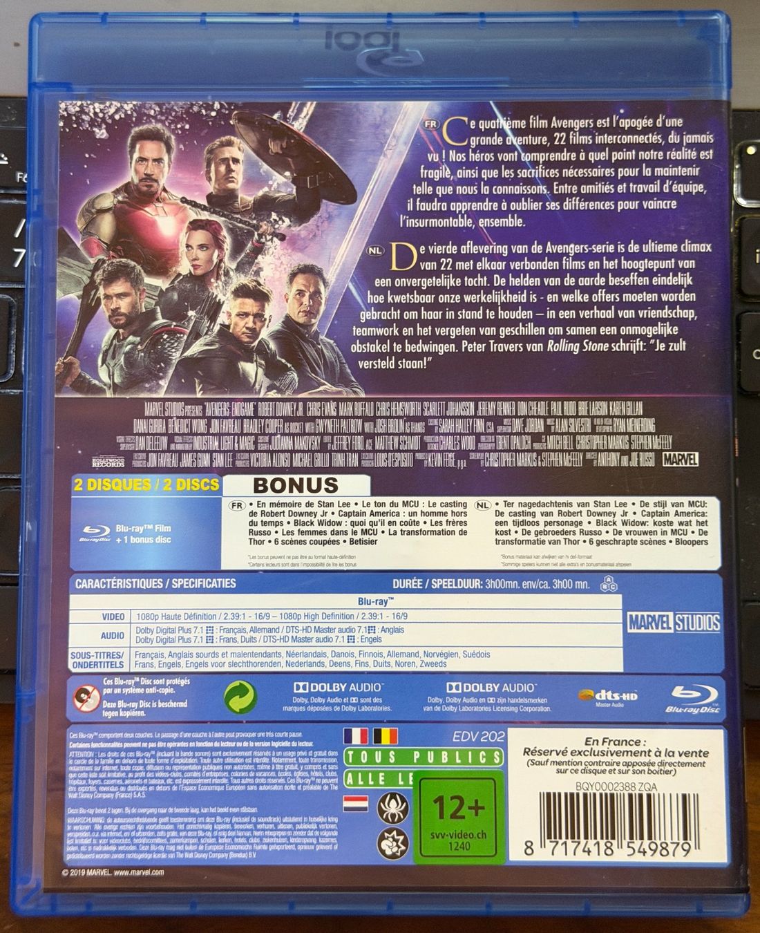 Tutti i DVDs: Avengers : Endgame (2019) - Blu-ray – Usato da Semsales venduto da __Florian__ 2
