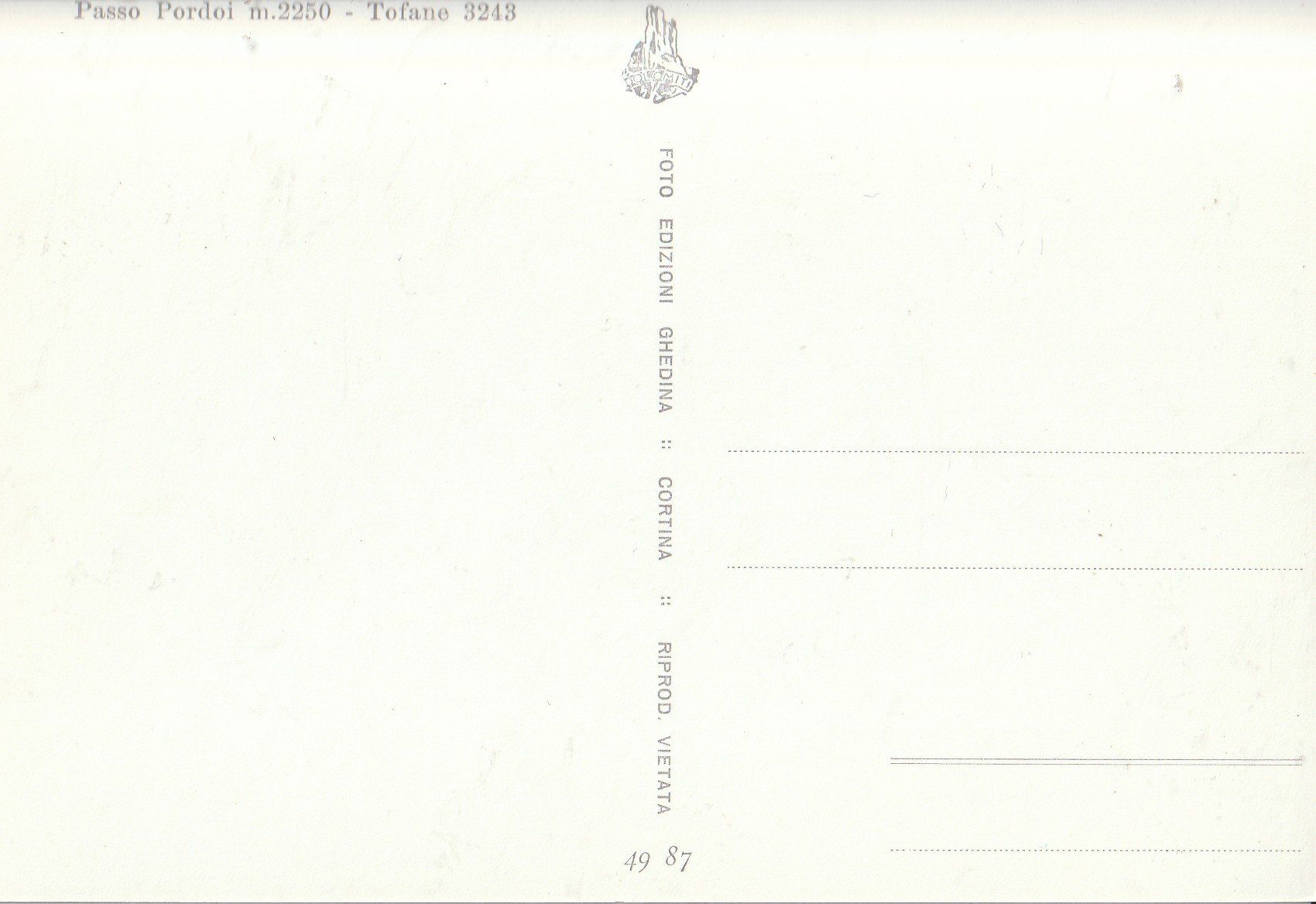 Cartoline postali: Pass Pordoi – Usato da Lumbrein venduto da made02 1