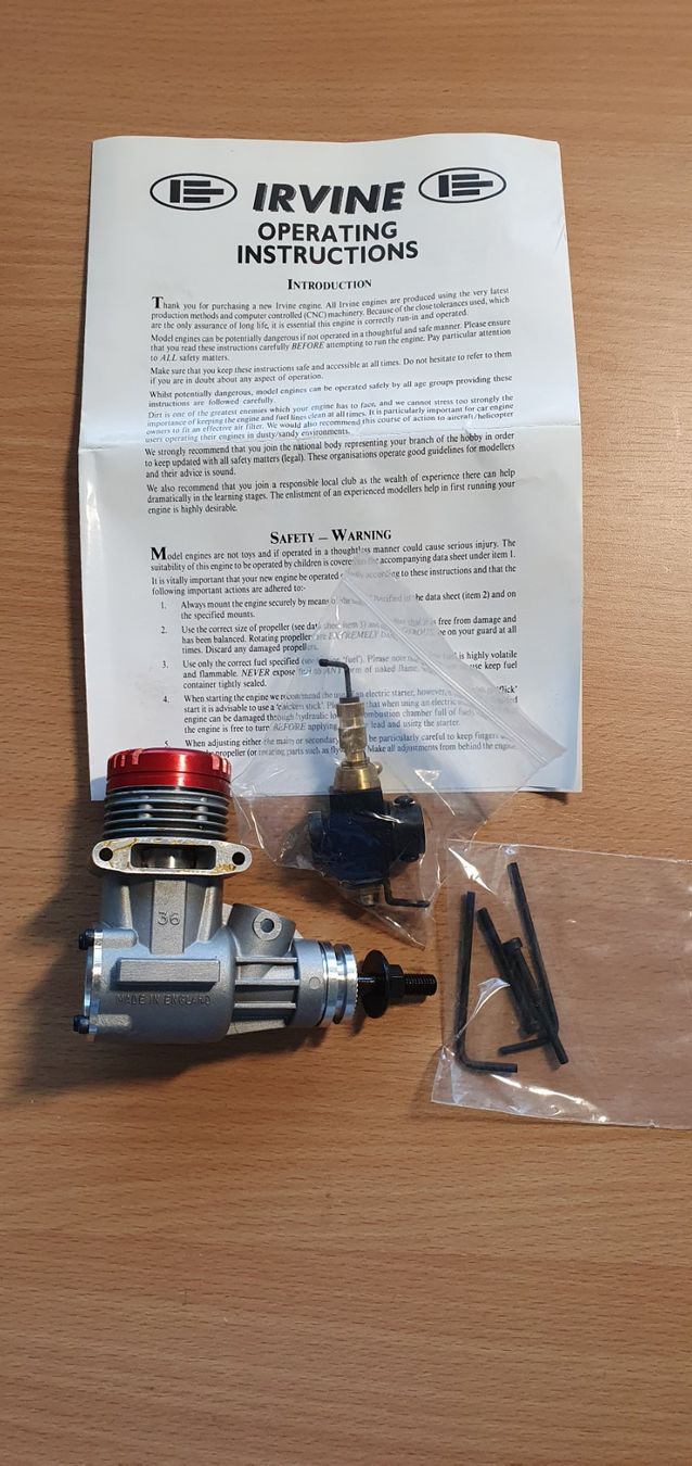 Modellismo RC: Modellmotor Irvine  36 ABC R/C – Nuovo (secondo la descrizione) da Grosswangen venduto da heus 1