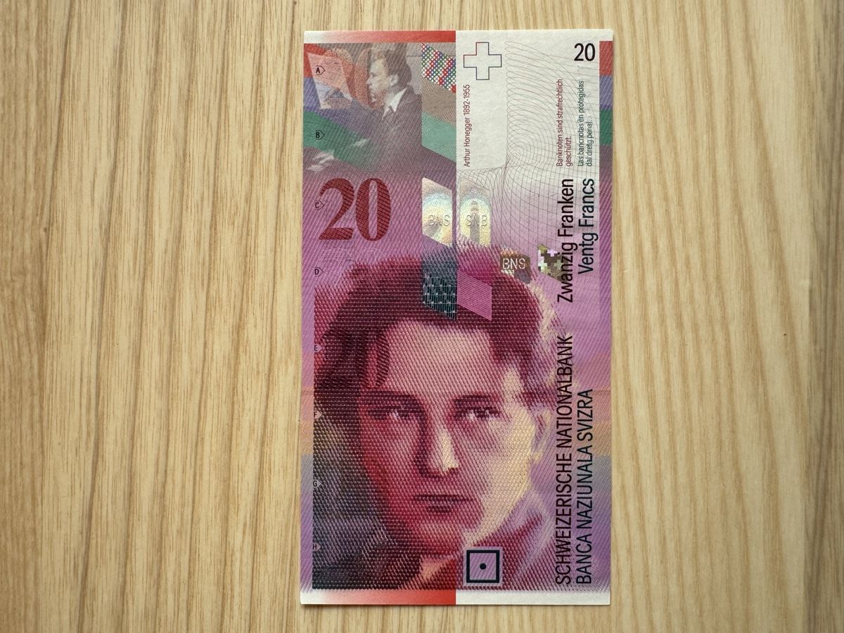 Banconote: Schweizer Zwanzig-Franken-Note – einwandfrei – Nuovo (secondo la descrizione) da Unterwasser venduto da Kaiser1652