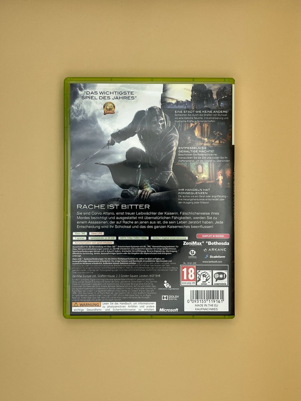 Microsoft Giochi: XBOX 360 / Dishonored – Usato da Kölliken venduto da sergesellsretro 1