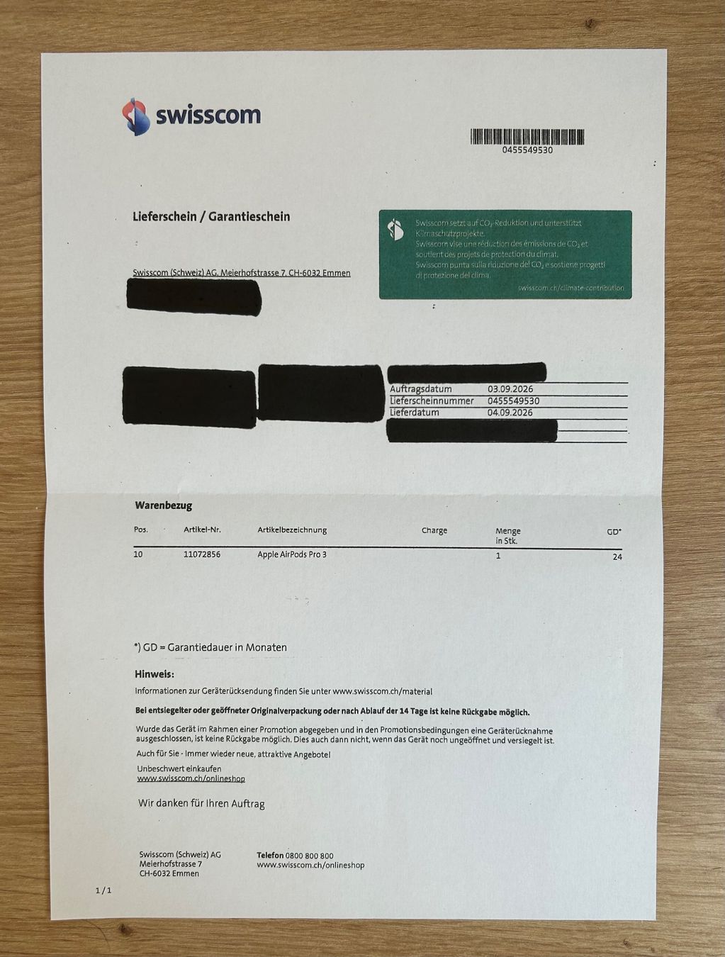 Apple Cuffie: AirPods Pro 3  Fabrikneu !! – Nuovo e nell'imballaggio originale da Schattdorf venduto da wal_5l5t 3