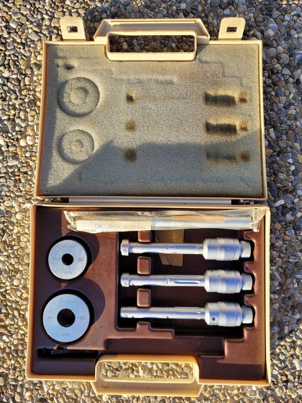 Tesa Misurare: Tesa Innenmikrometer Set 11-20 mm super Zustand – Usato da St. Silvester venduto da dan_c8f9