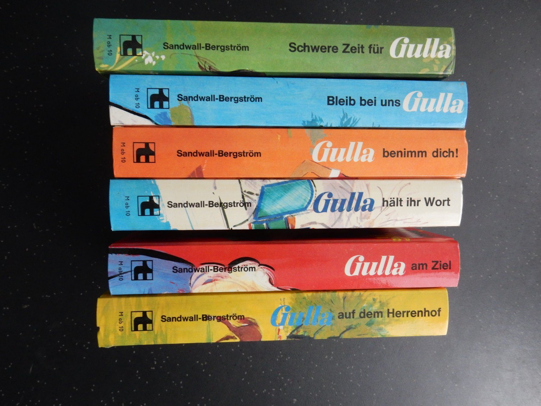 Libri: Gulla 6 Stück Sandwall-Bergström Jugendbuch komplett – Usato da Jona venduto da JOberg_25 1