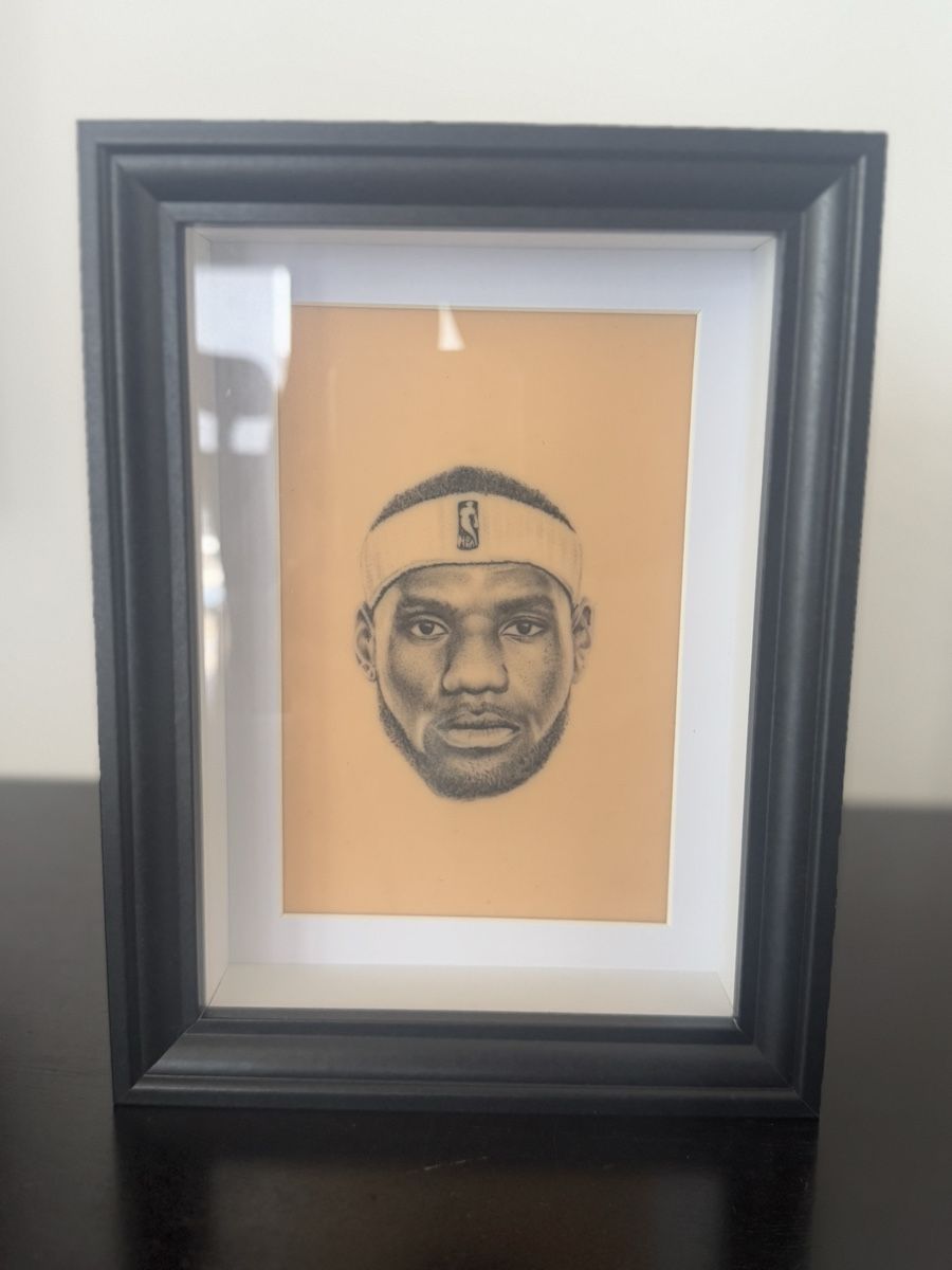 Gemälde: LeBron James Portrait – Neu (gemäss Beschreibung) aus Glattpark(Opfikon) von ale_mg8x