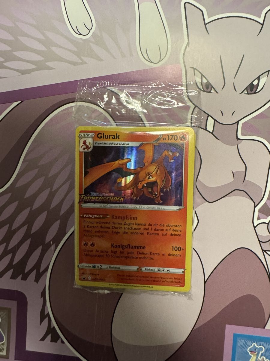 Pokémon Carte collezionabili: Glurak Farbenschock PreRelease - SWSH066 - Promo - Sealed - – Nuovo (secondo la descrizione) da Emmenbrücke venduto da paj_q8wx