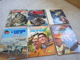 Lot de 6 BD Les Chevaliers du ciel Tanguy et Laverdure