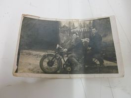 Vintage Motorrad Foto Moto Française 1925 Oldtimer