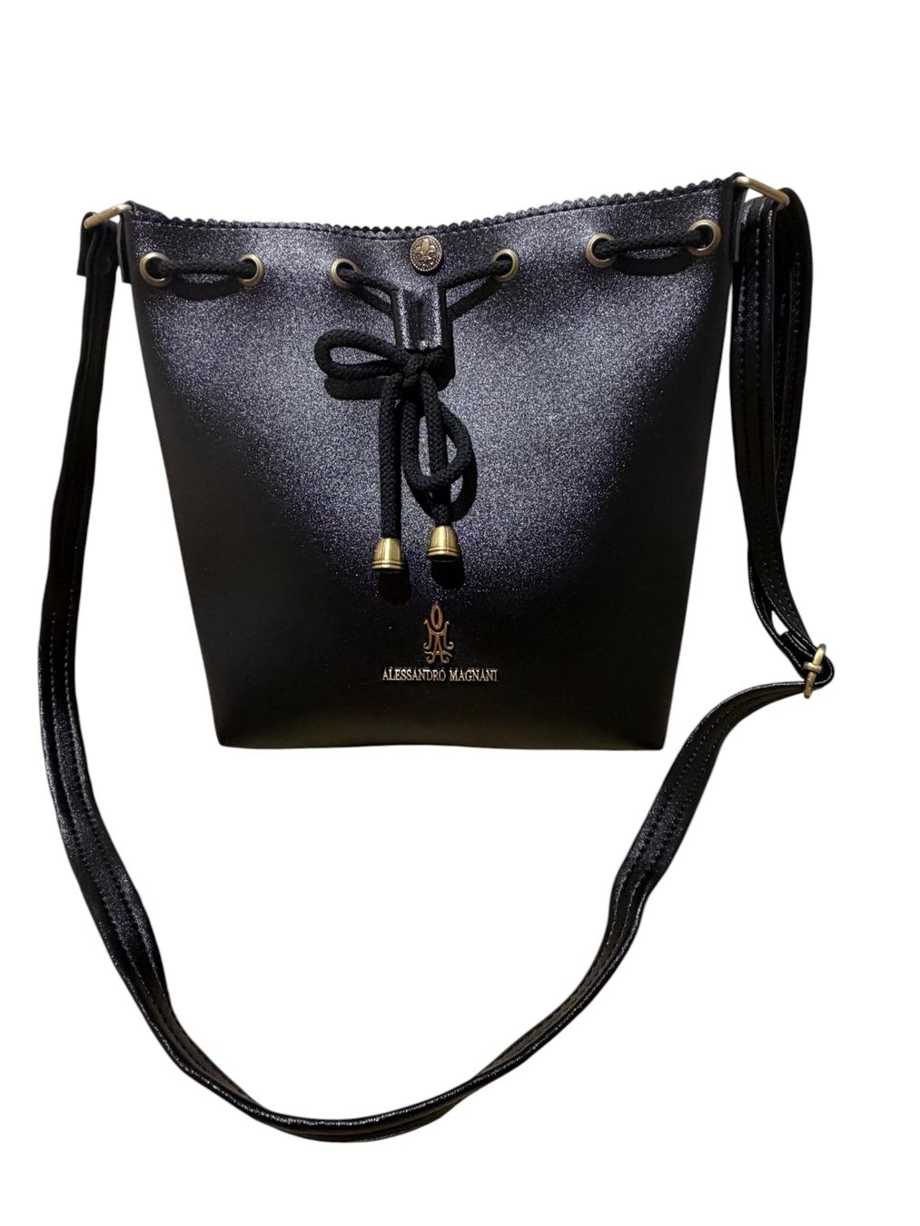 Borse da donna: ALESSANDRO MAGNANI BEUTELTASCHE TASCHE SCHWARZ – Usato da LUZERN venduto da modeundlifestyle