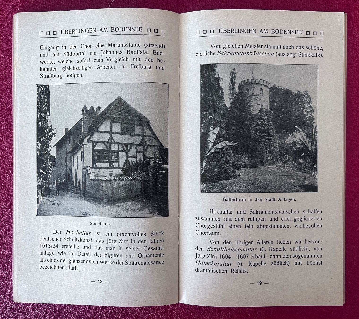 Cartoline postali: Prospekt Ueberlingen am Bodensee, 1921 – Usato da Biberist venduto da Edelfloh 4