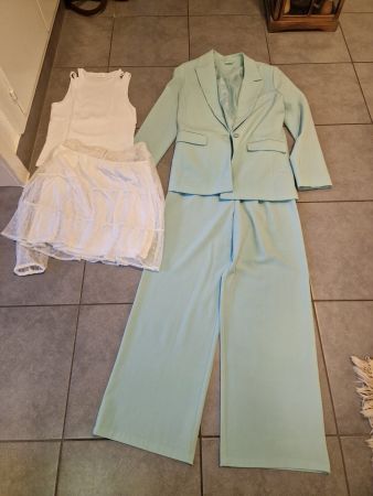 Mädchen 2Tlg Hosenanzug gr.164/170 sOliver gratis Shirt Blus