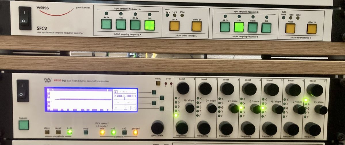 Console di mixaggio: Weiss EQ1 Dynamic & Linear Phase 96K + SFC2 – Usato da Zürich venduto da rie_dn6f