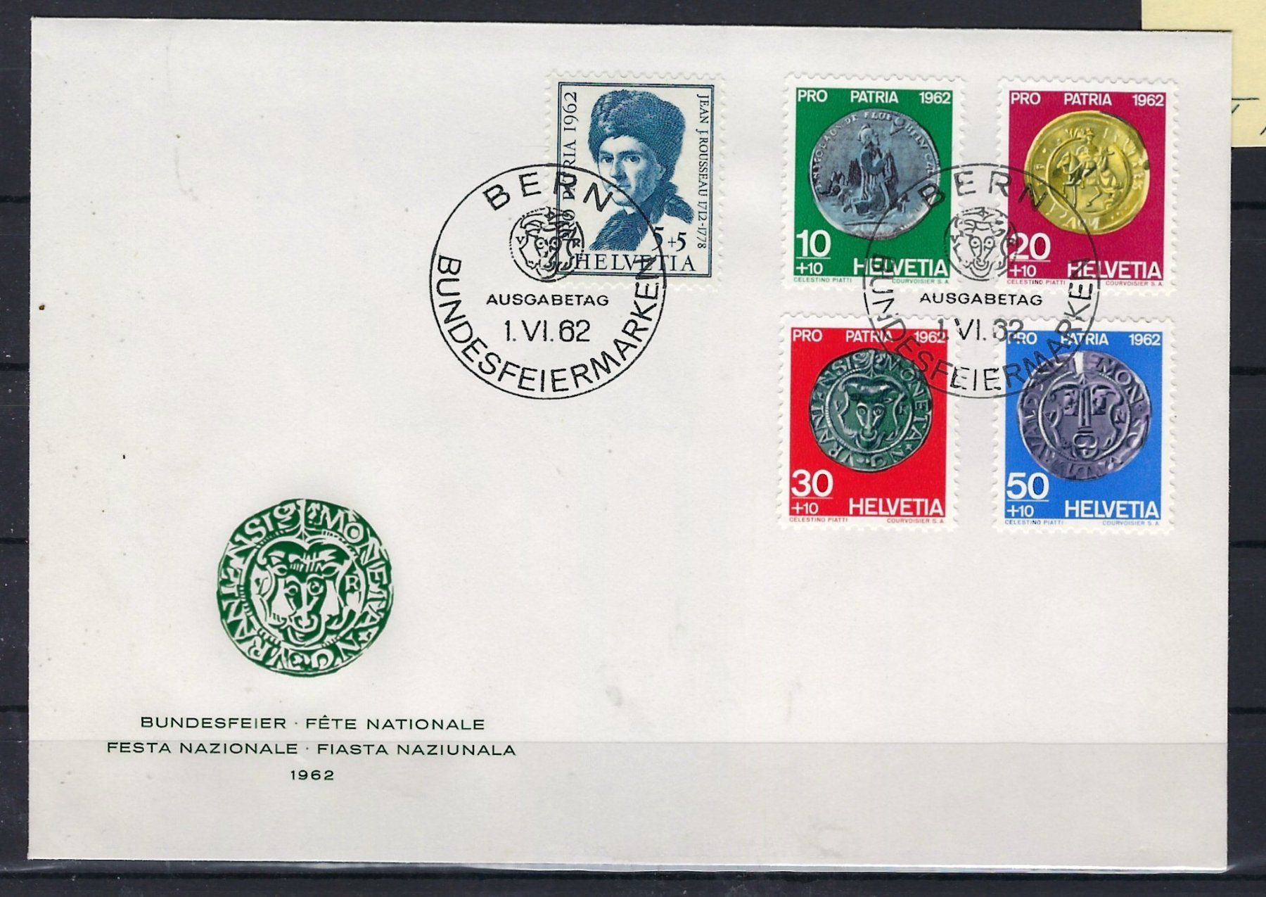 Tutti i francobolli: 1962 Pro Patria ET,   15995 – Usato da Lunden venduto da Animus999