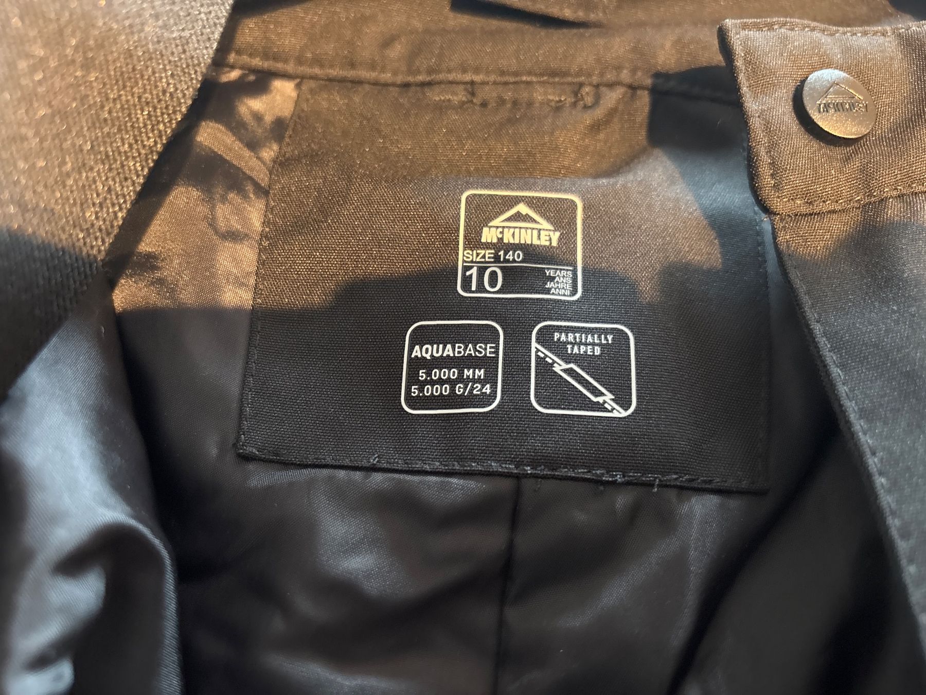 Mckinley Pantaloni: Mc Kinley Skihose schwarz Gr. 140 – Usato da Sörenberg venduto da Sam6174 1