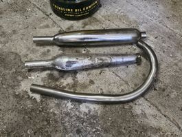 Oldtimer Motorrad Schalldämpfer Auspuff BSA Enfield