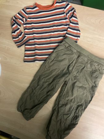 Susses Migros Set, Gr. 92, Shirt gestreift und Hose