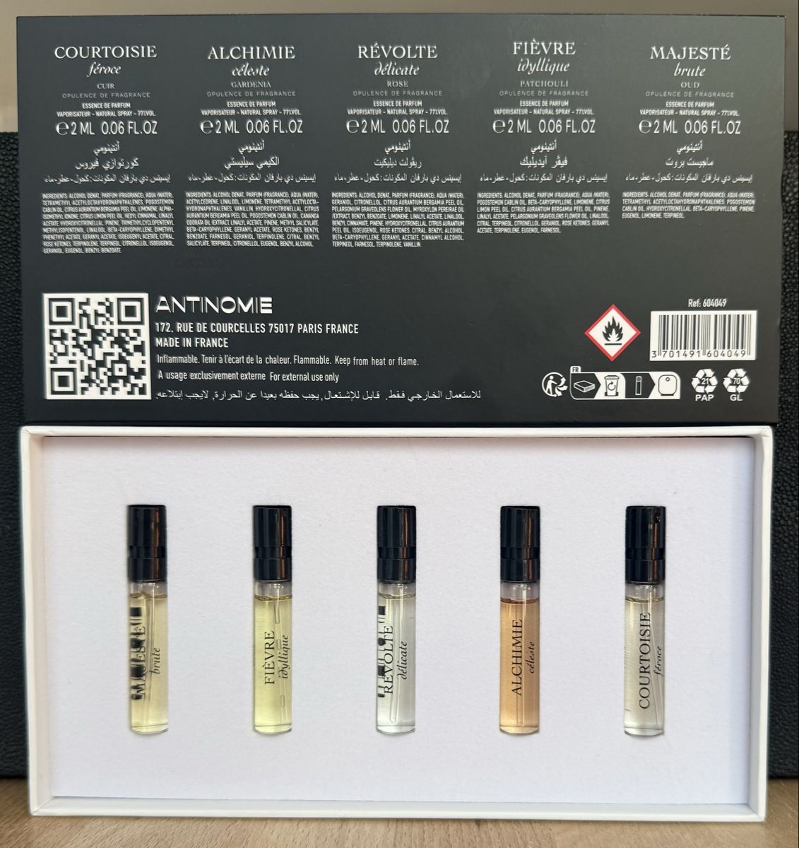 Profumi & Eau de Toilette: ANTINOMIE PARIS SAMPLER – Nuovo (secondo la descrizione) da Kölliken venduto da deleina 1