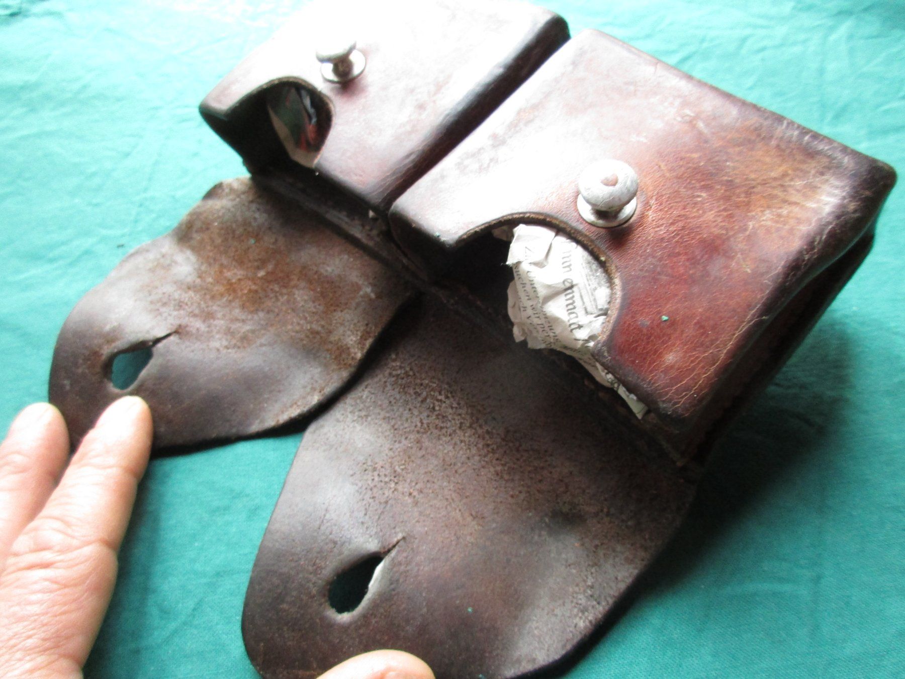 Schweizer Armee Stichwaffen: Patronentasche 1930 (5) – Gebraucht aus Bowil von vifi01 3