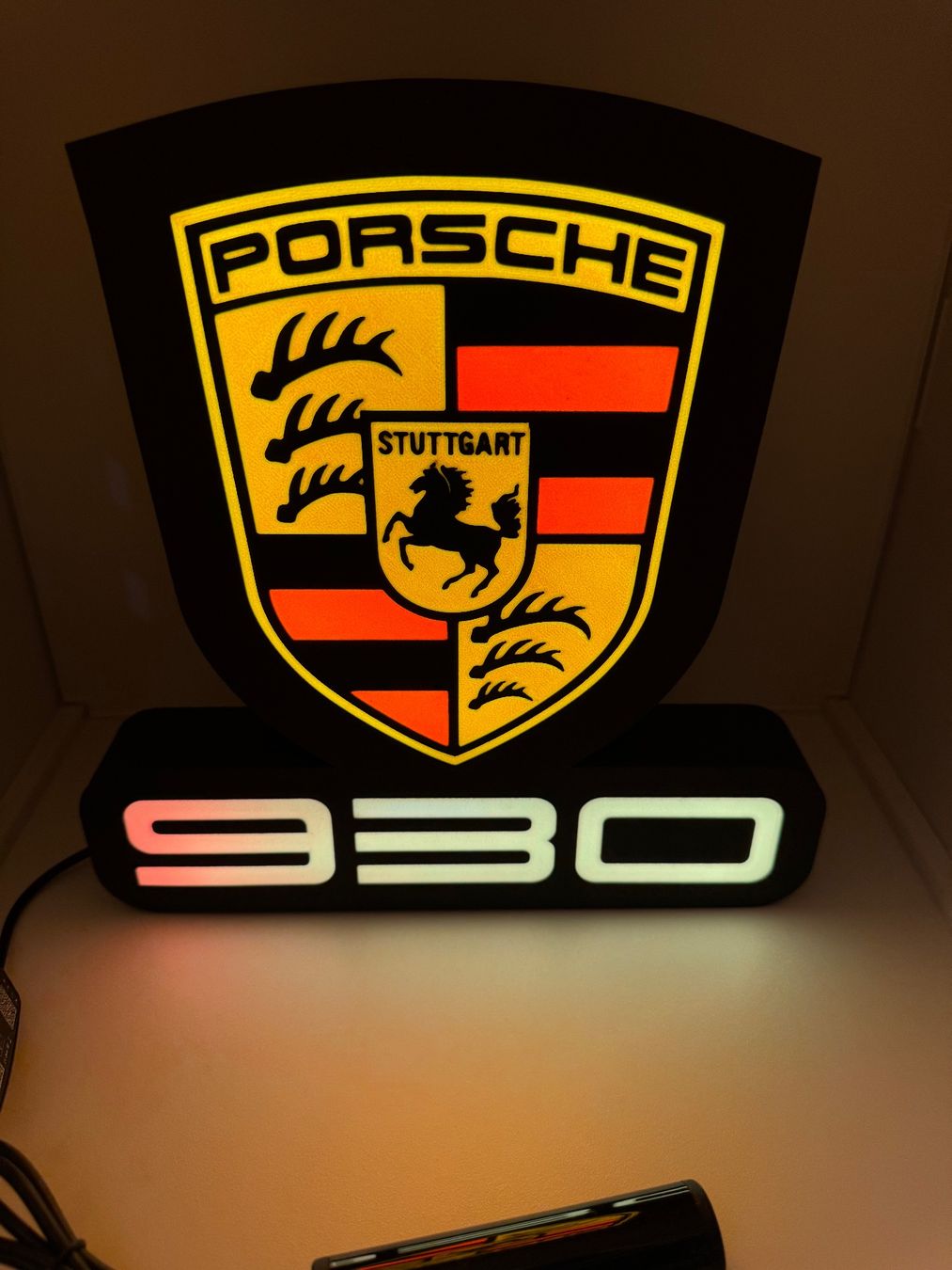 Lampade: Lightbox lumière led Porsche 930 – Nuovo (secondo la descrizione) da Vicques venduto da PAMB3D 5