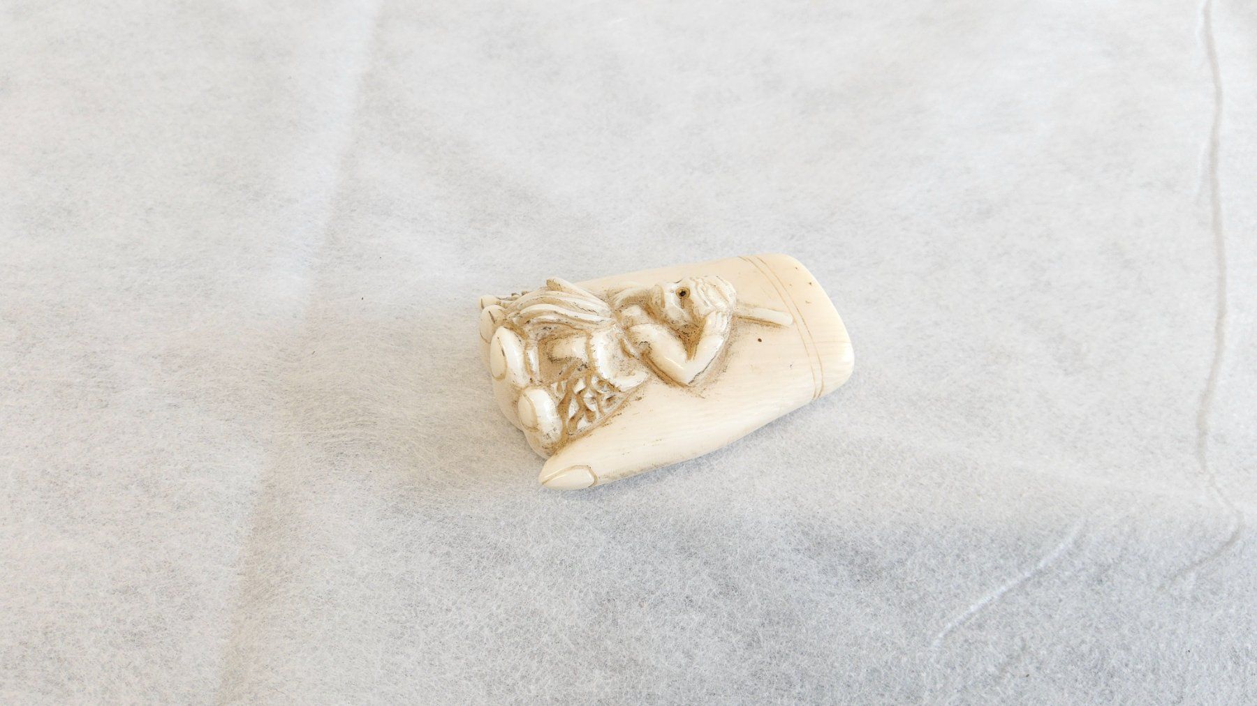 Statuette: Magnifique antique Netsuke signé – Usato da Malleray venduto da Frederic24 7